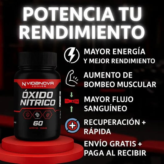 Oxido nitrico - Potencia tu redimiento 🔥Ultimas unidades 🔥