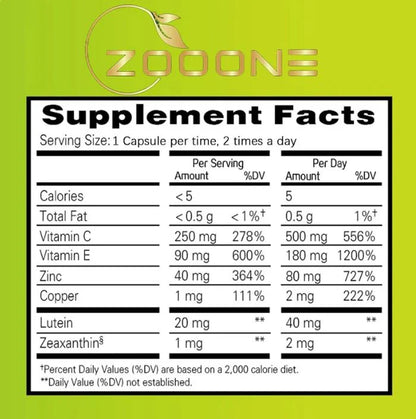 Zooone­™ - Nutricion Ocular Diaria